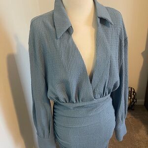 Women, rouche dress , soft material, sexy